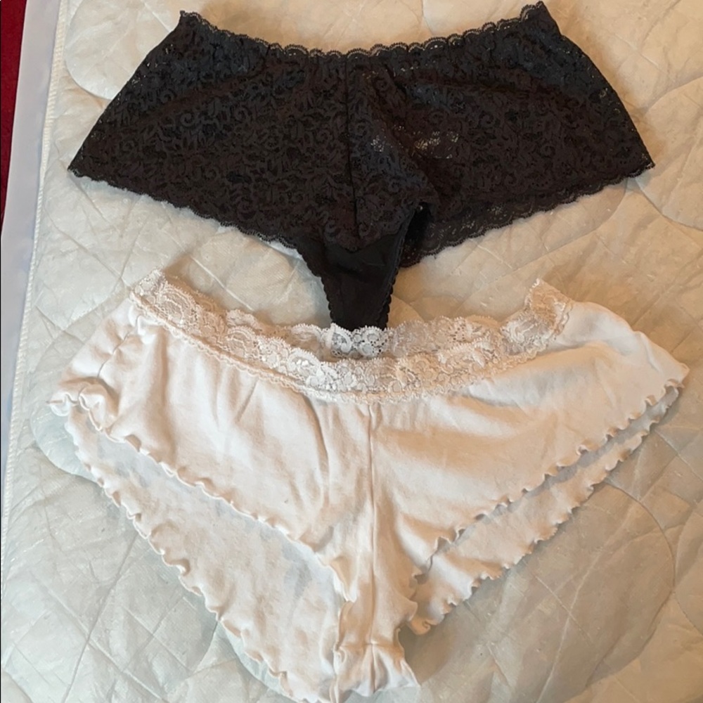 Lacy Boy Short Thongs